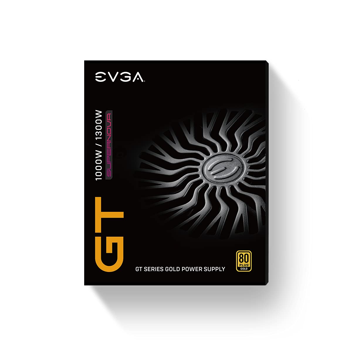 EVGA 1000 GT, 80 Plus Gold 1000W, Fully Modular, Eco Mode with FDB Fan, 100% Japanese Capacitors, 10 Year Warranty, Includes Power ON Self Tester, Compact 150mm Size, Power Supply 220-GT-1000-X1